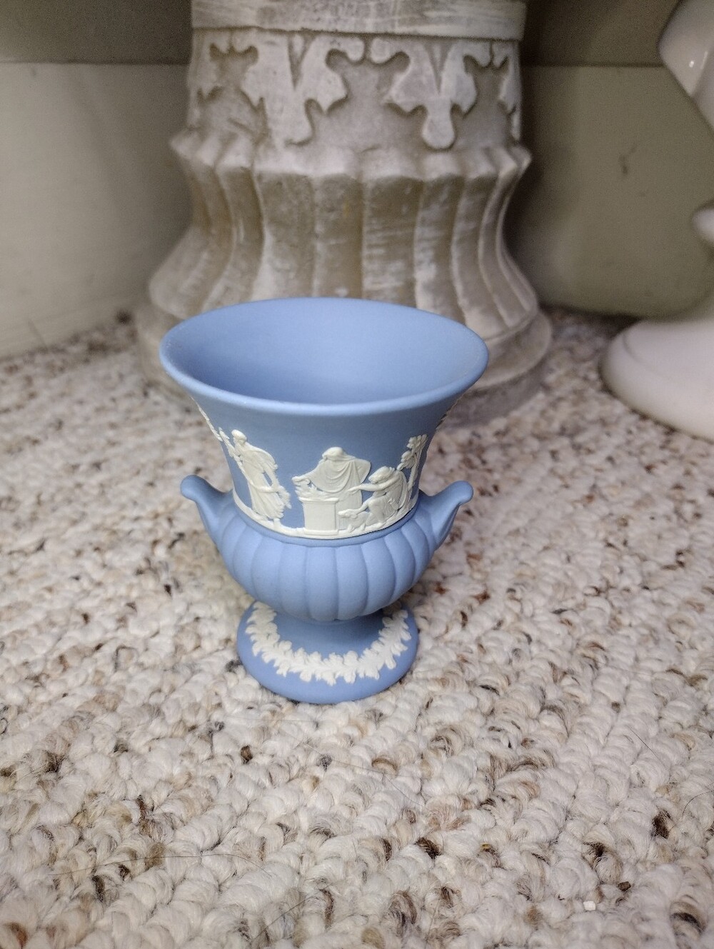 Vintage 1930's Wedgwood Neoclassical Urn Style Mini Vase